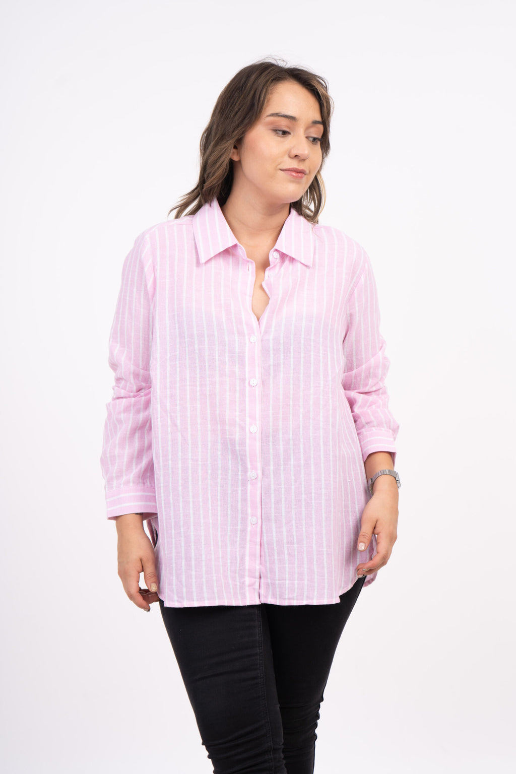 Blusa Rayada - Rosada