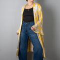 Kimono flores - Amarillo