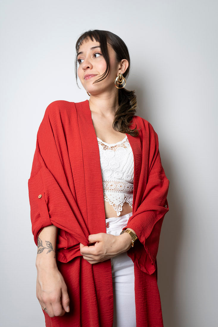Kimono Victoria - Rojo