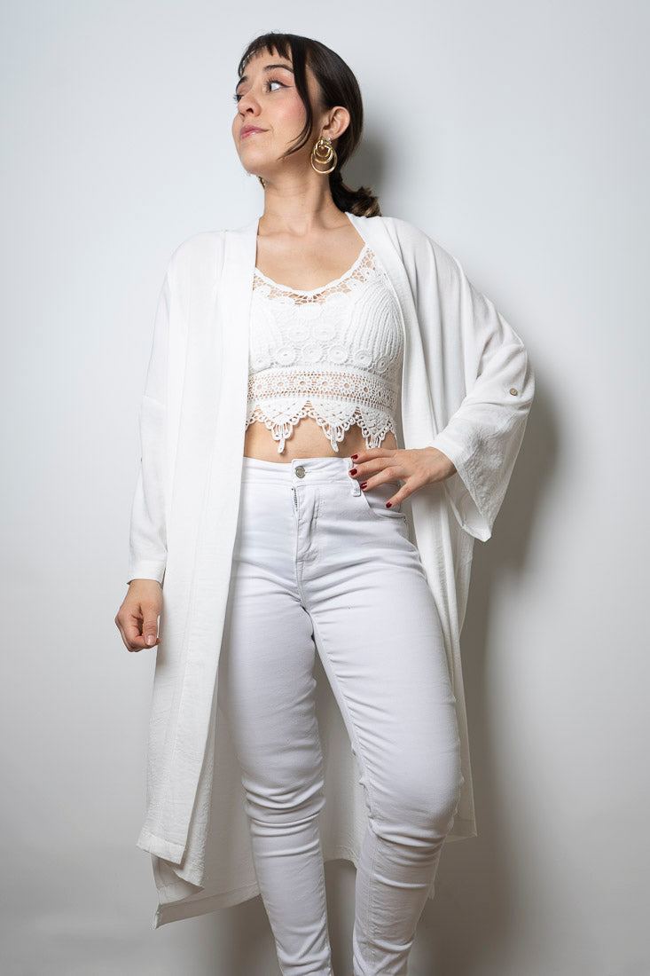Kimono Victoria - Blanco