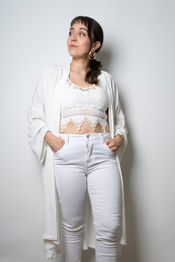 Kimono Victoria - Blanco