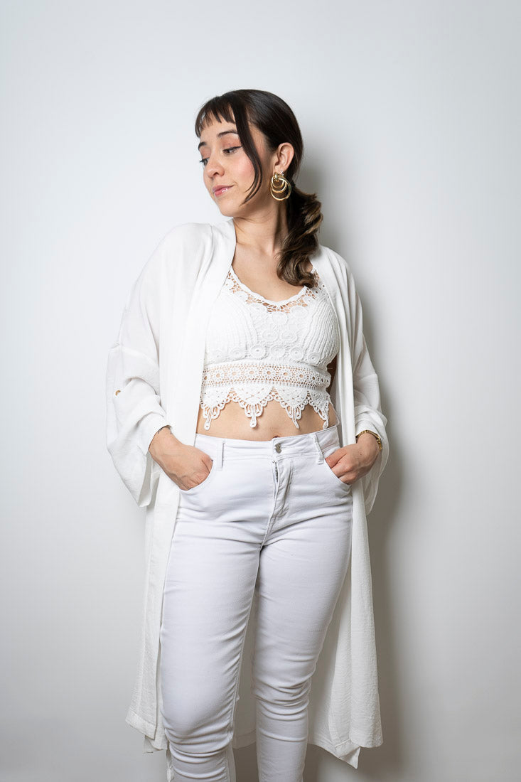 Kimono Victoria - Blanco