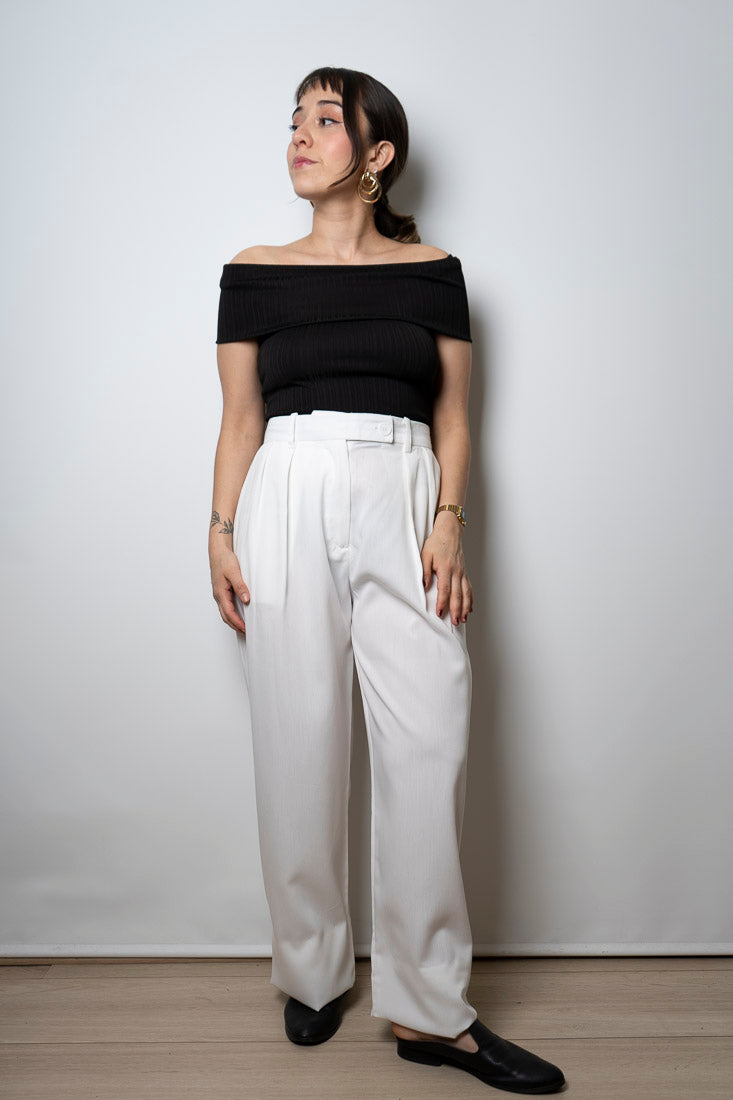Pantalon sastrero - Blanco