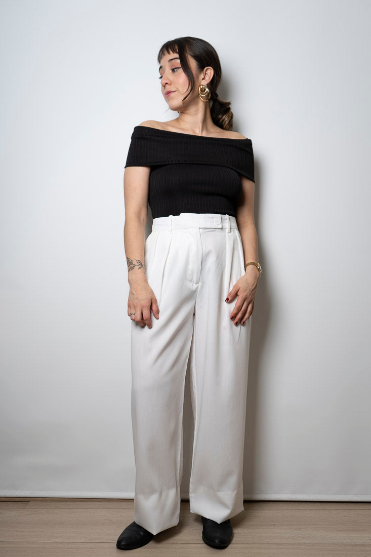 Pantalon sastrero - Blanco