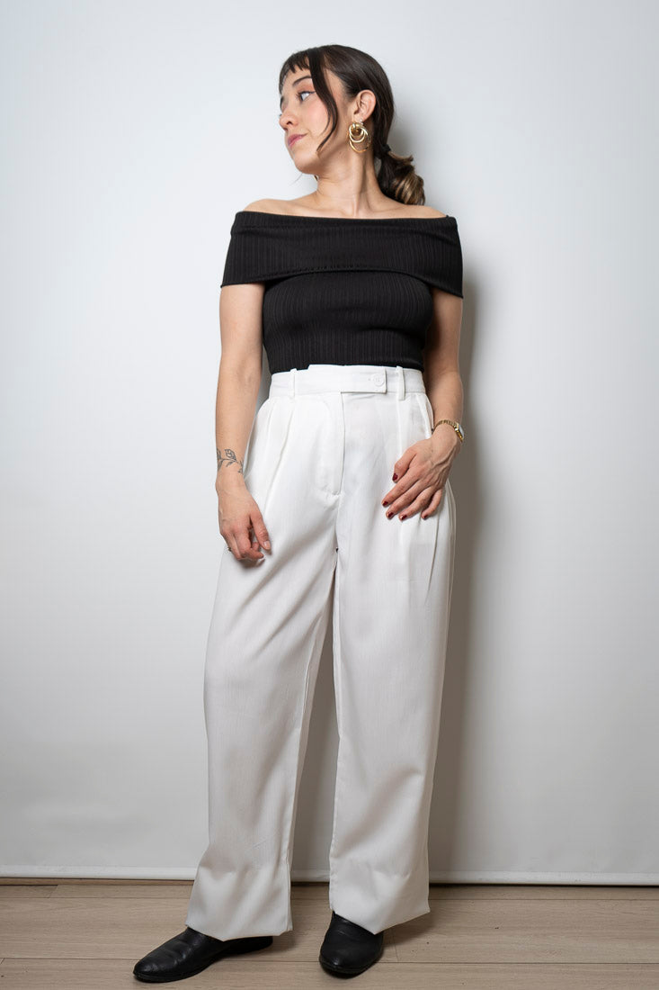 Pantalon sastrero - Blanco