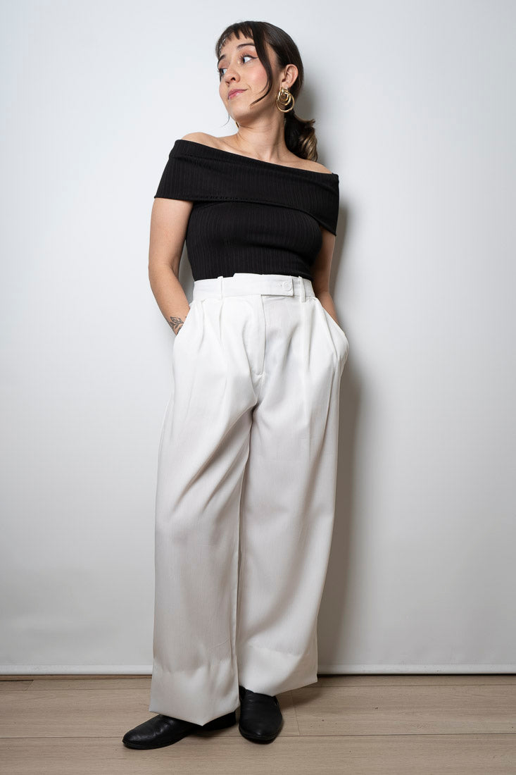 Pantalon sastrero - Blanco
