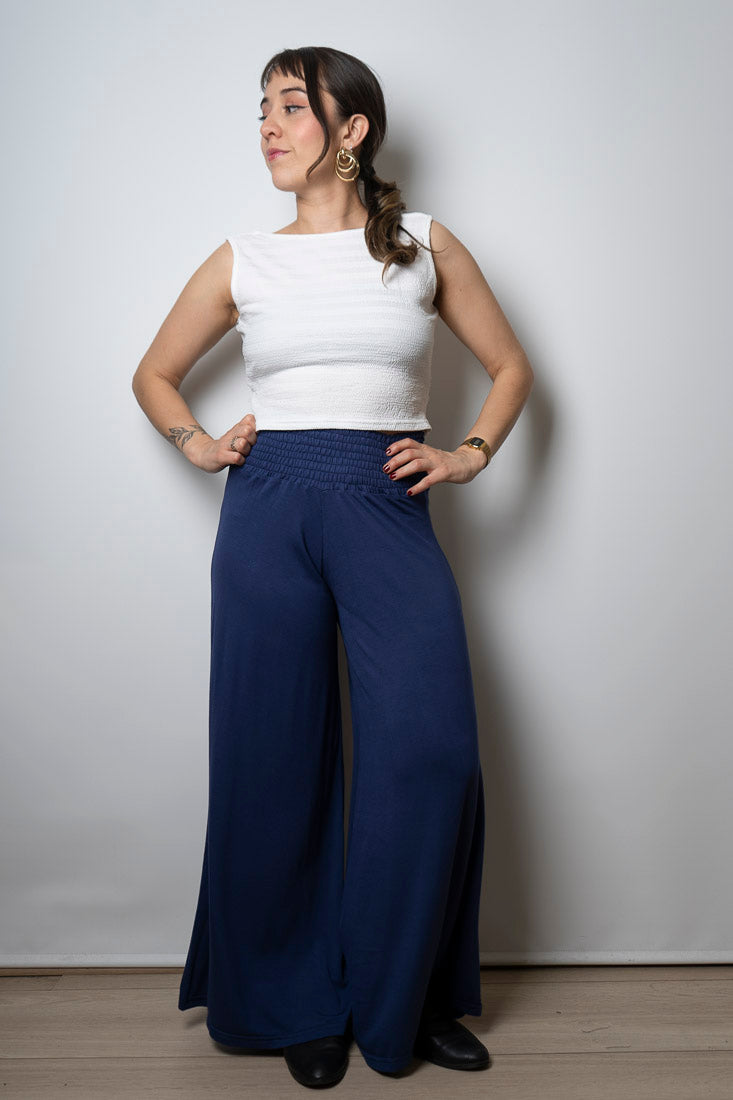 Pantalón algodón - Confección nacional - Azul