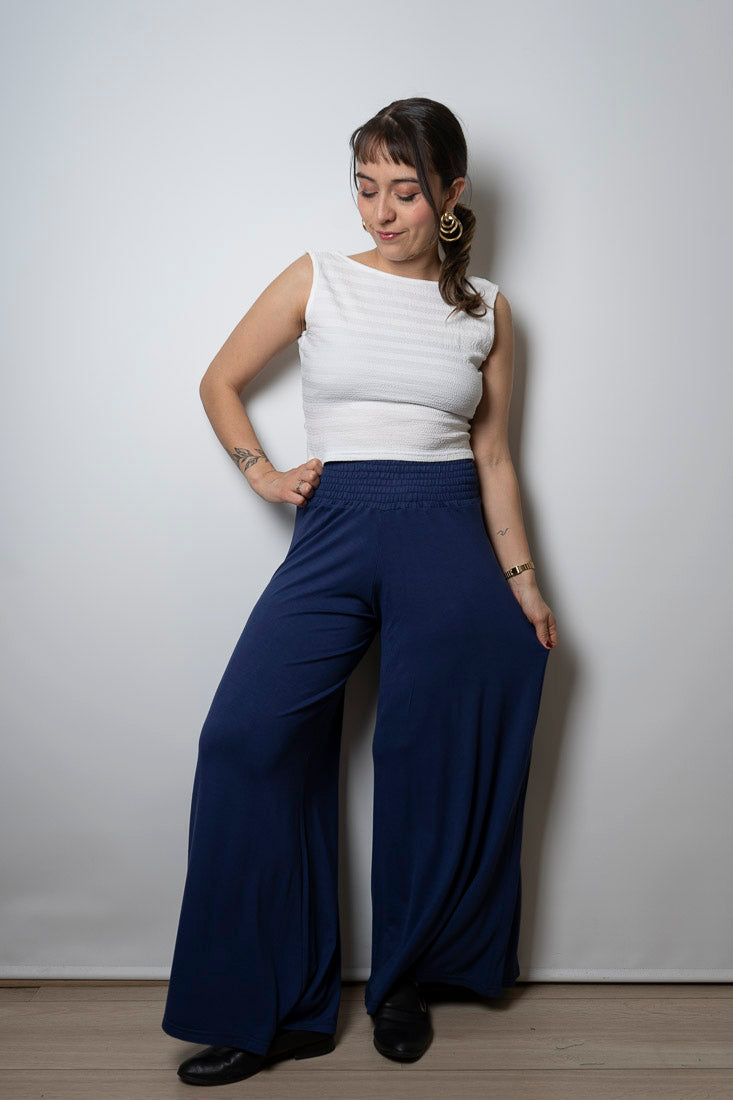 Pantalón algodón - Confección nacional - Azul
