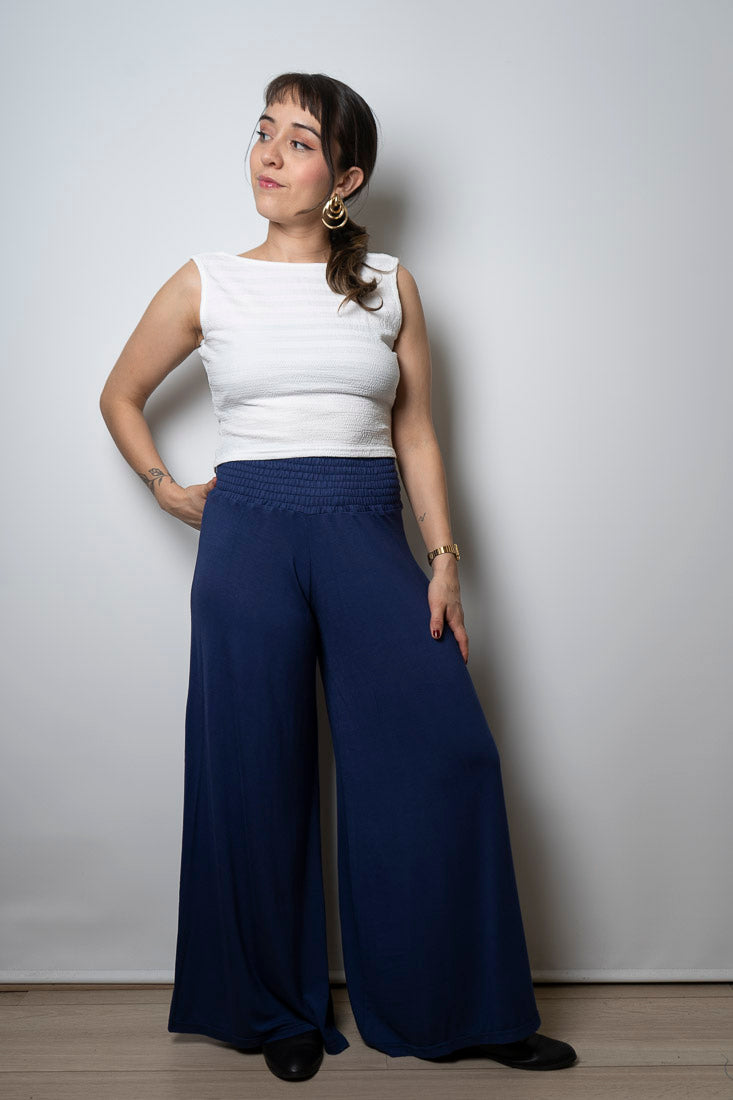 Pantalón algodón - Confección nacional - Azul
