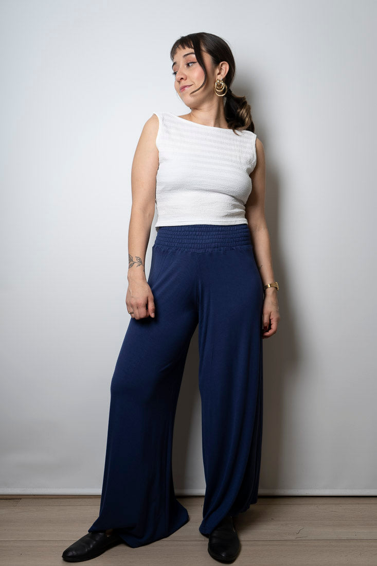 Pantalón algodón - Confección nacional - Azul