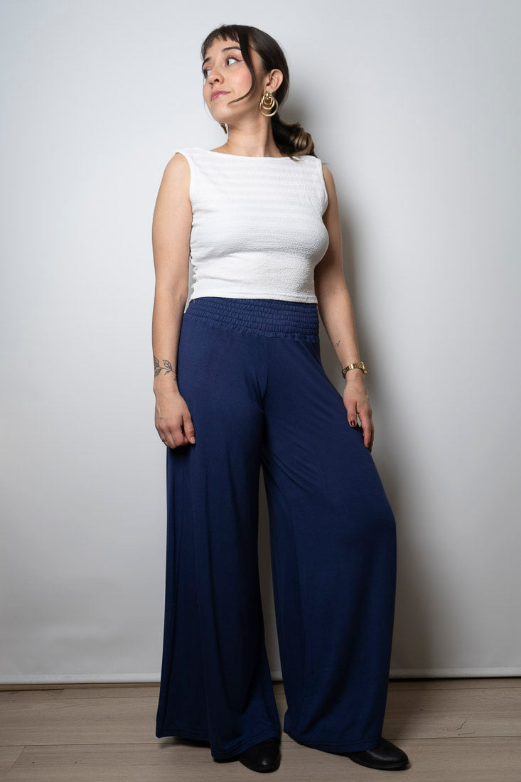 Pantalón algodón - Confección nacional - Azul