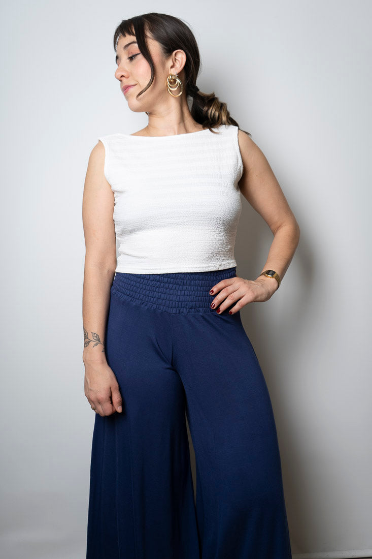 Pantalón algodón - Confección nacional - Azul