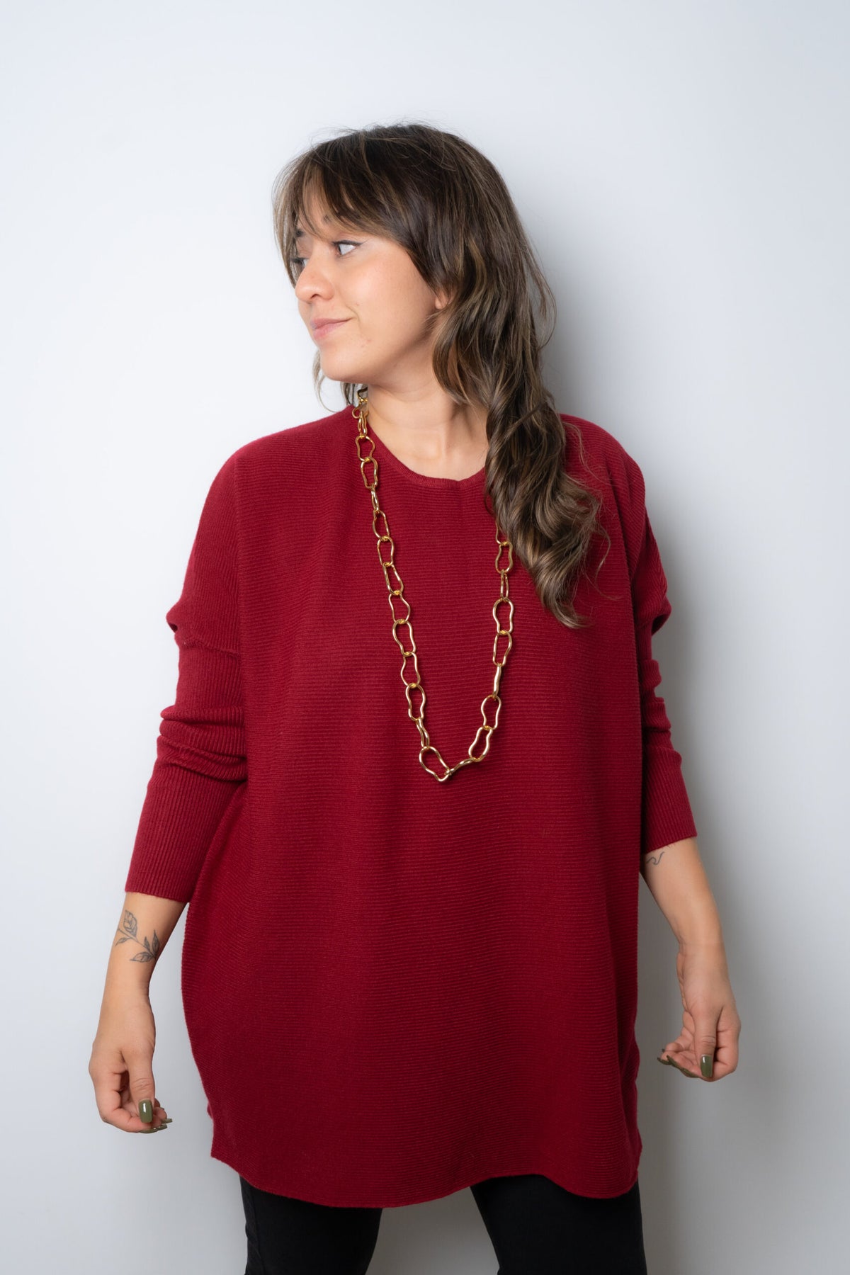 Sweater Mila -  Burdeo