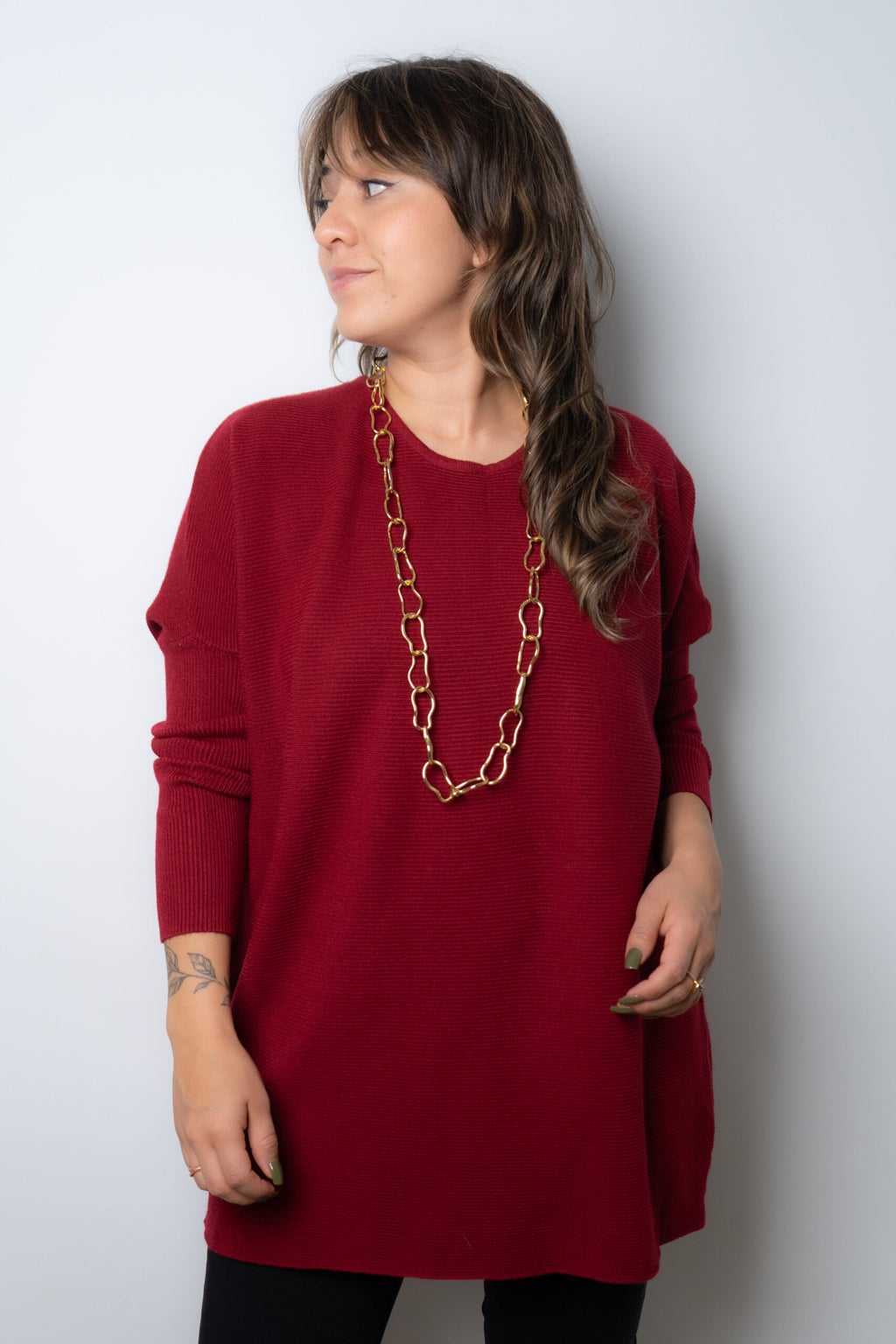 Sweater Mila -  Burdeo