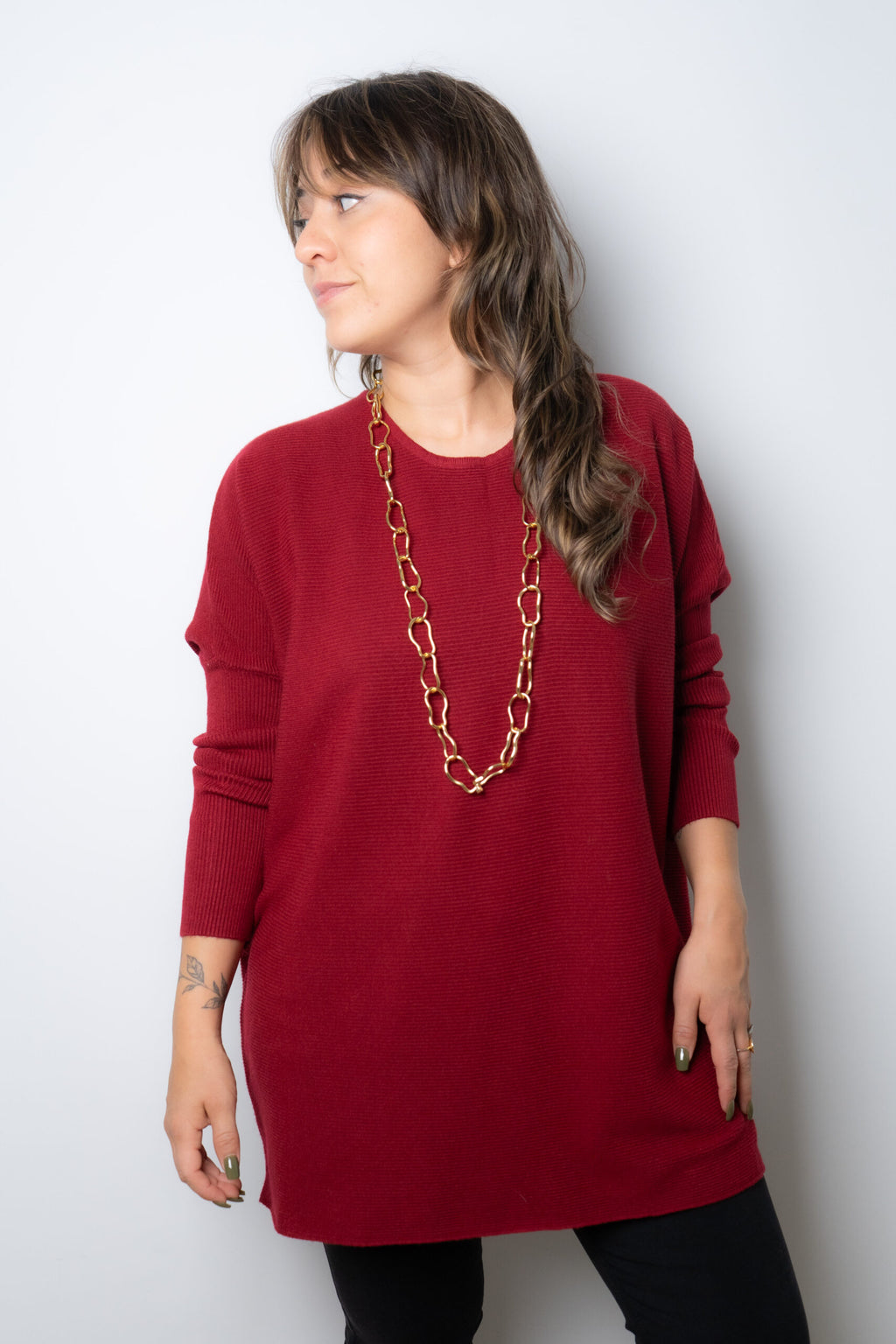 Sweater Mila -  Burdeo