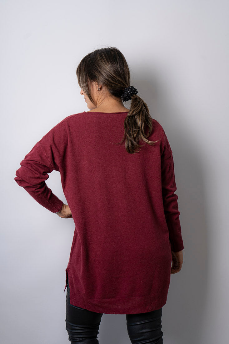 Sweater Laica - Burdeo