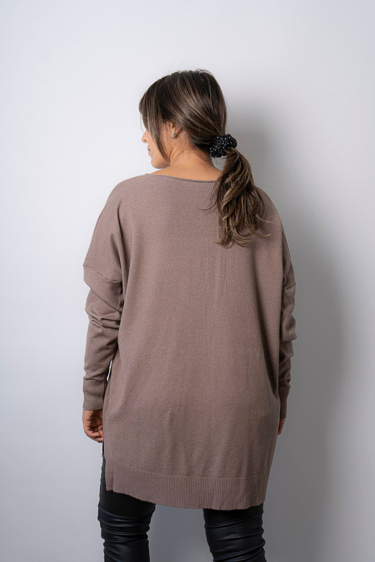Sweater Laica - Cafe chocolate