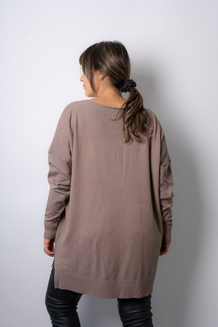 Sweater Laica - Cafe chocolate