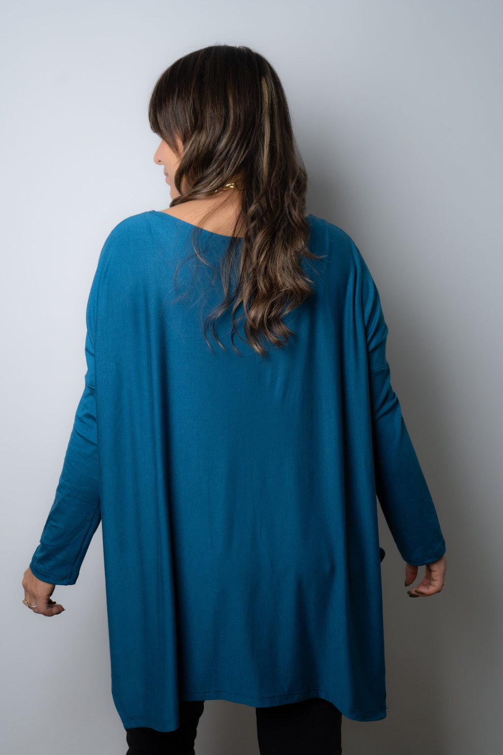 Polera Colomba -algodón - Azul petroleo