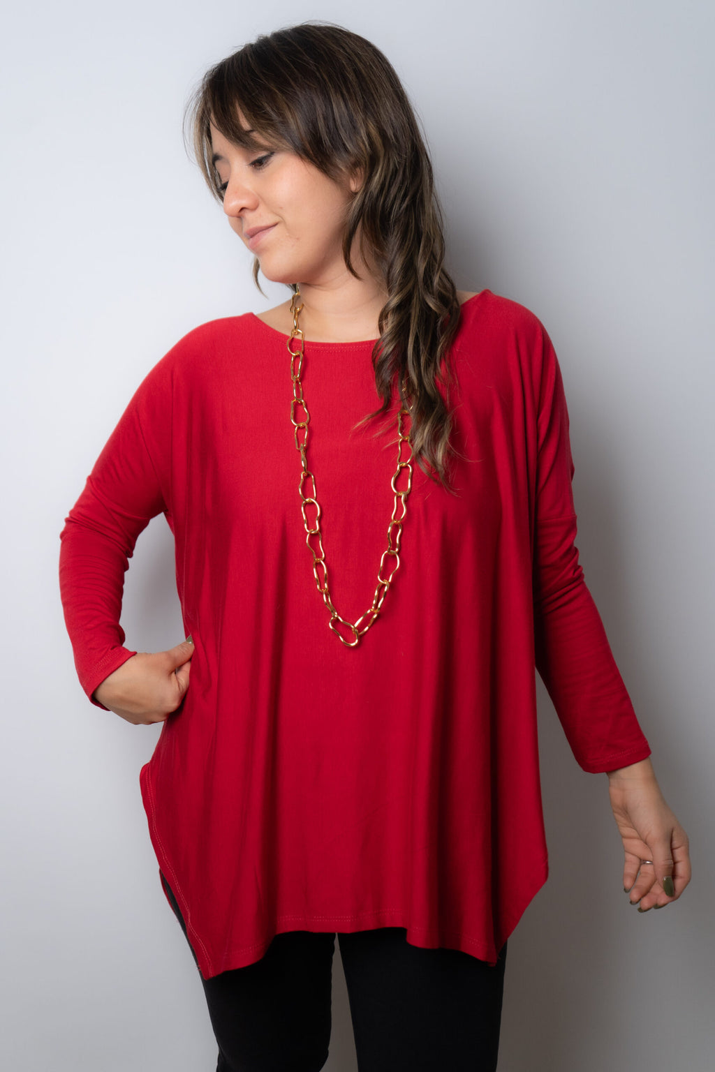 Polera Colomba -algodón - Rojo