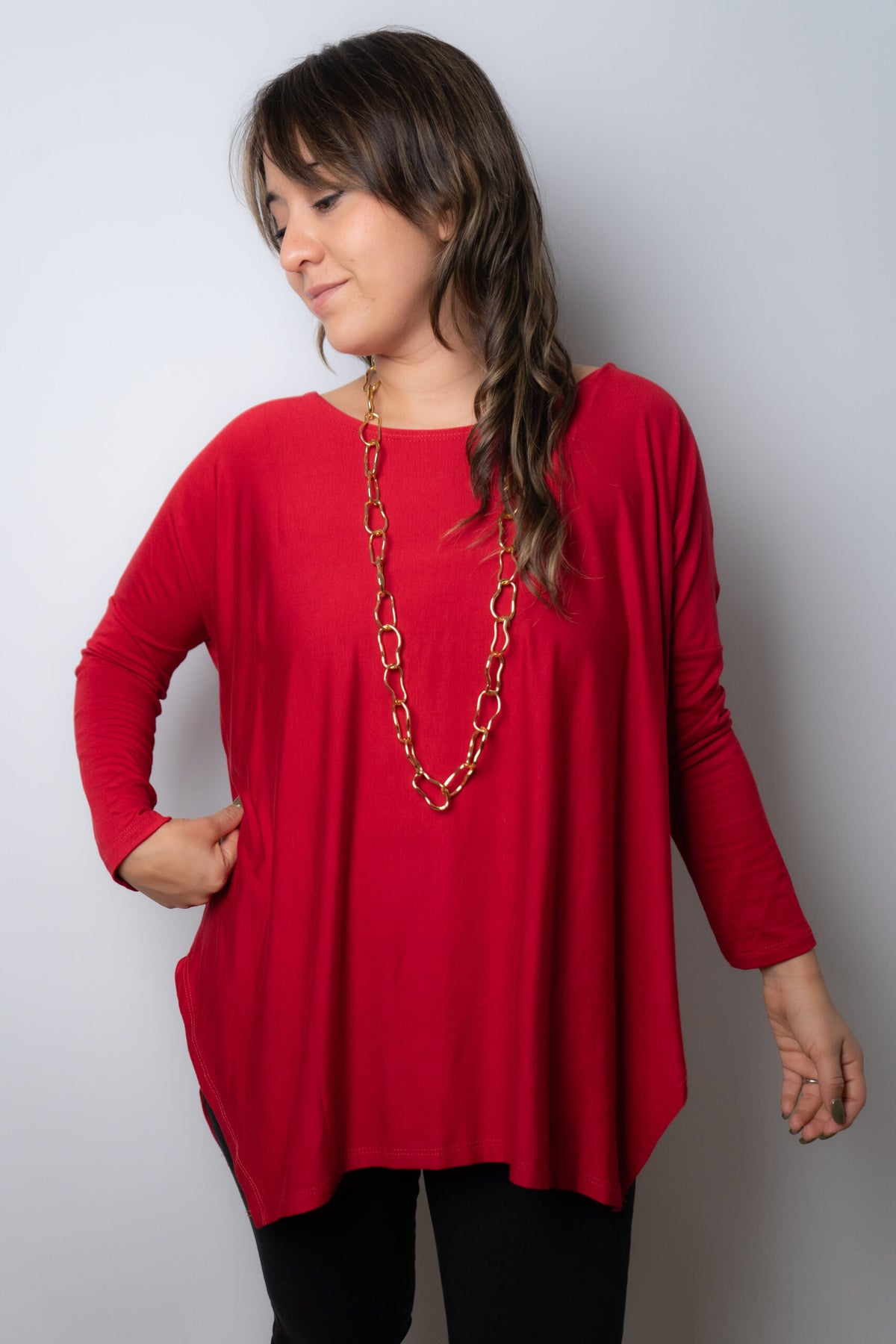 Polera Colomba -algodón - Rojo