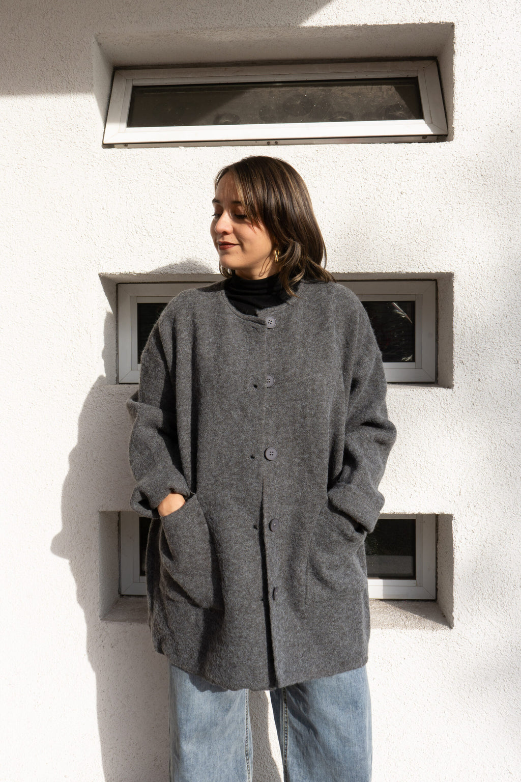 Chaqueton Lana Lili -  Gris marengo