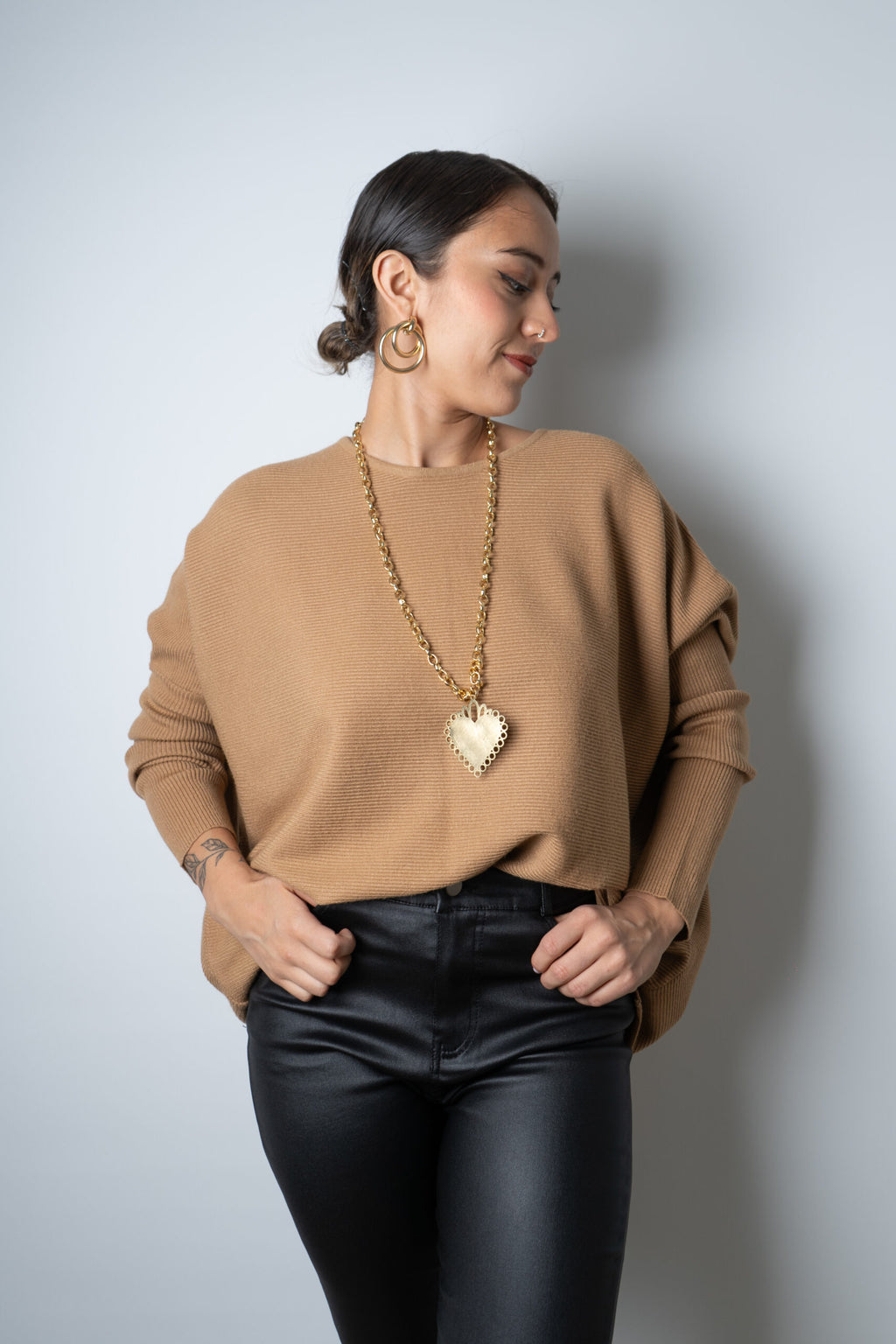 Sweater Mila -  Café claro