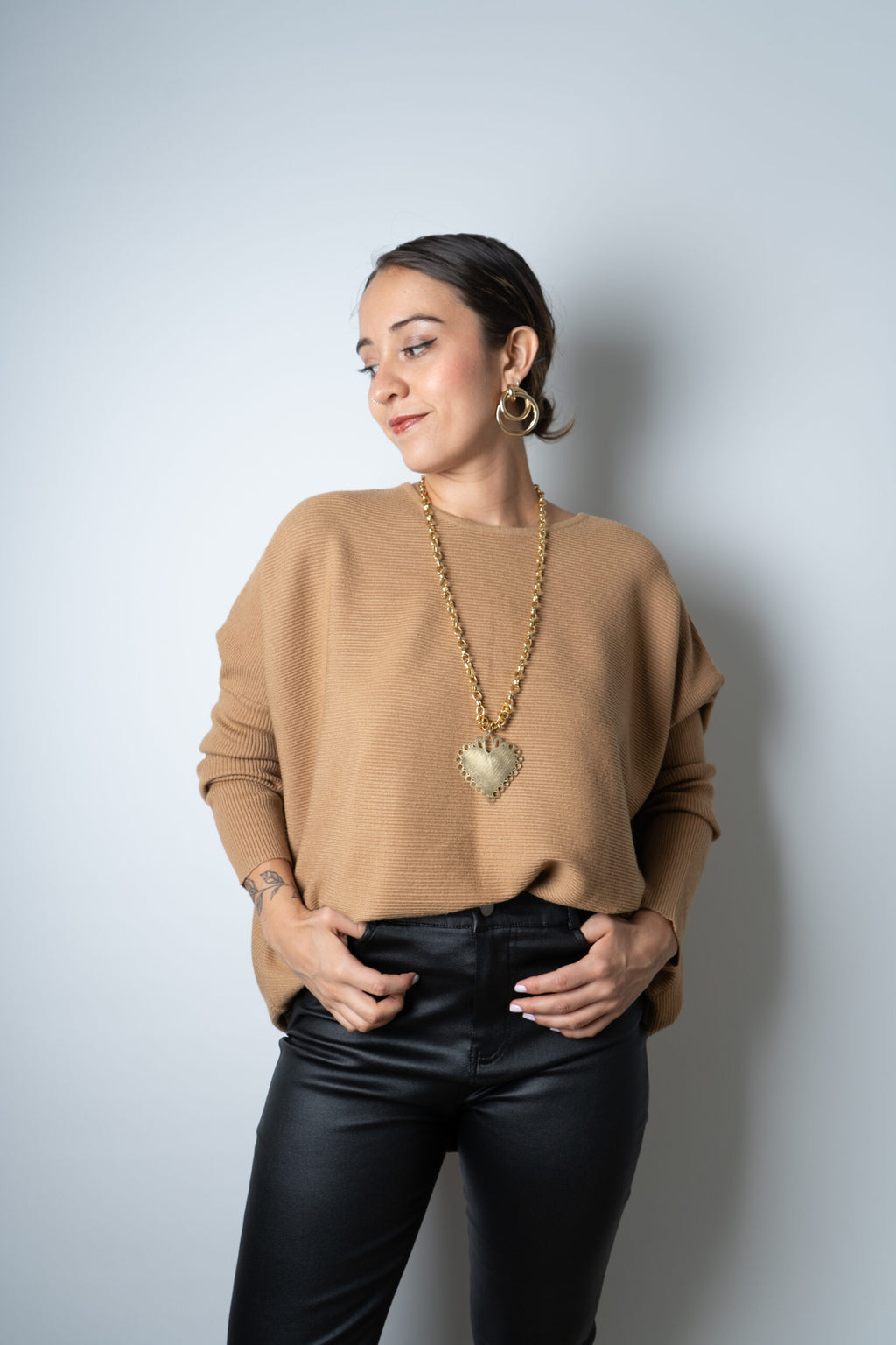 Sweater Mila -  Café claro