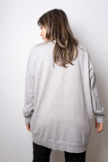 Sweater Estrella brillos - Gris