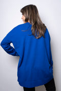 Sweater Estrella brillos - Azul