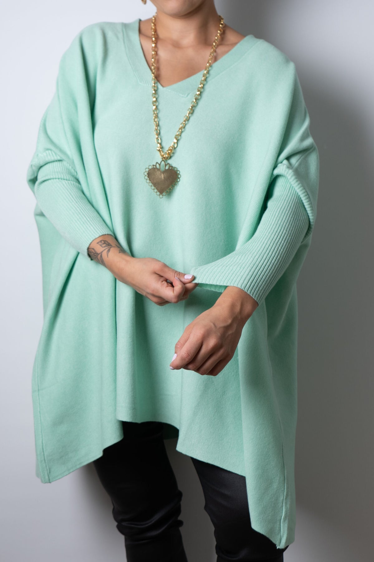 Sweater  Ema - Verde agua