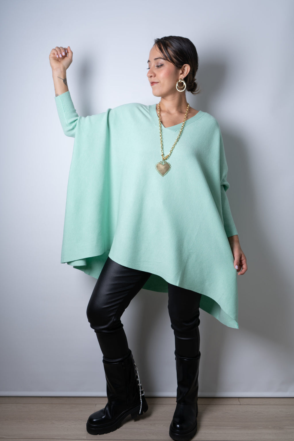 Sweater  Ema - Verde agua
