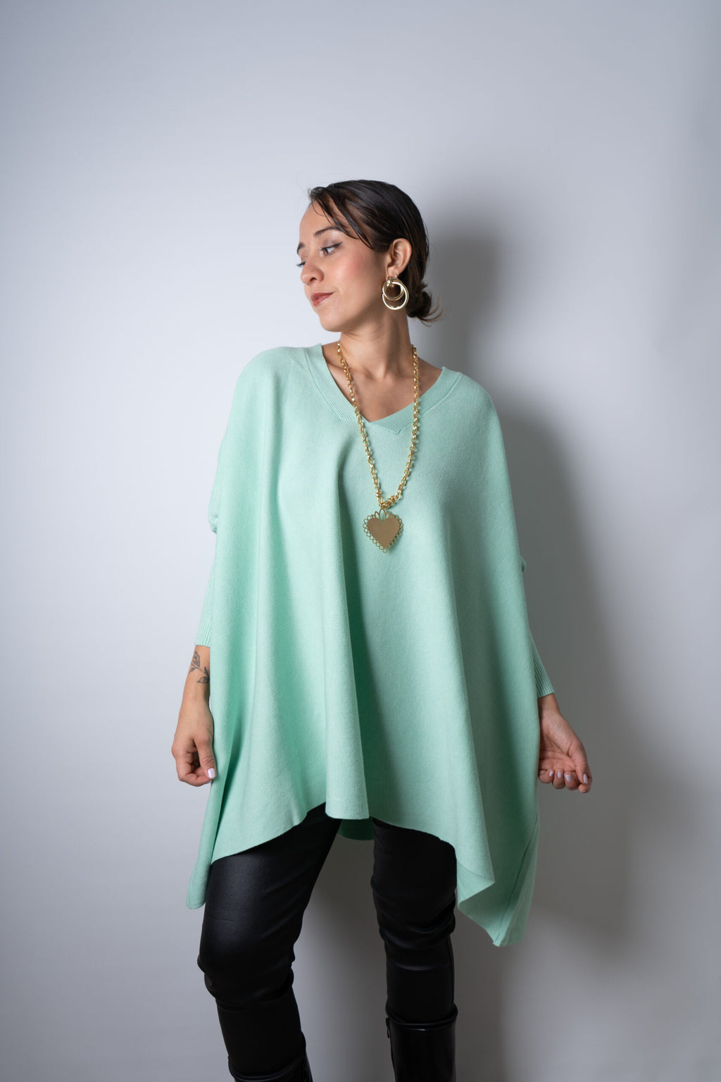 Sweater  Ema - Verde agua
