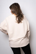 Sweater Violeta - Crema
