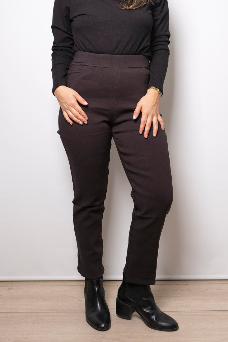 Pantalon Calza - Cafe oxidado
