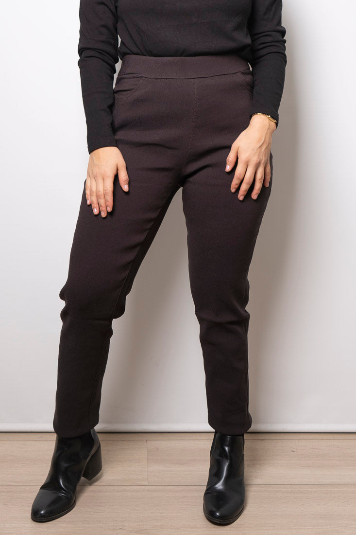 Pantalon Calza - Cafe oxidado