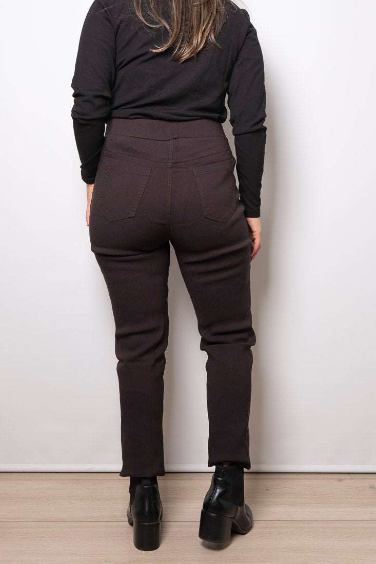 Pantalon Calza - Cafe oxidado