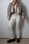 Chaqueta Puffa Metalizada - Gold