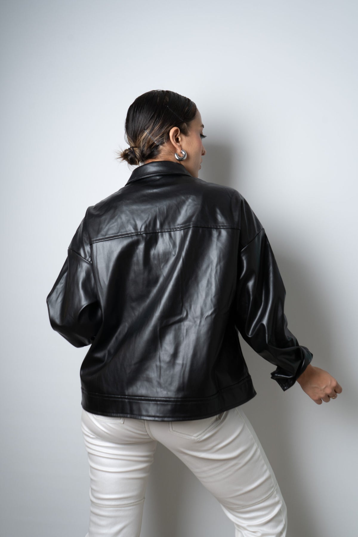 Chaqueta ECOCUERO - Negro