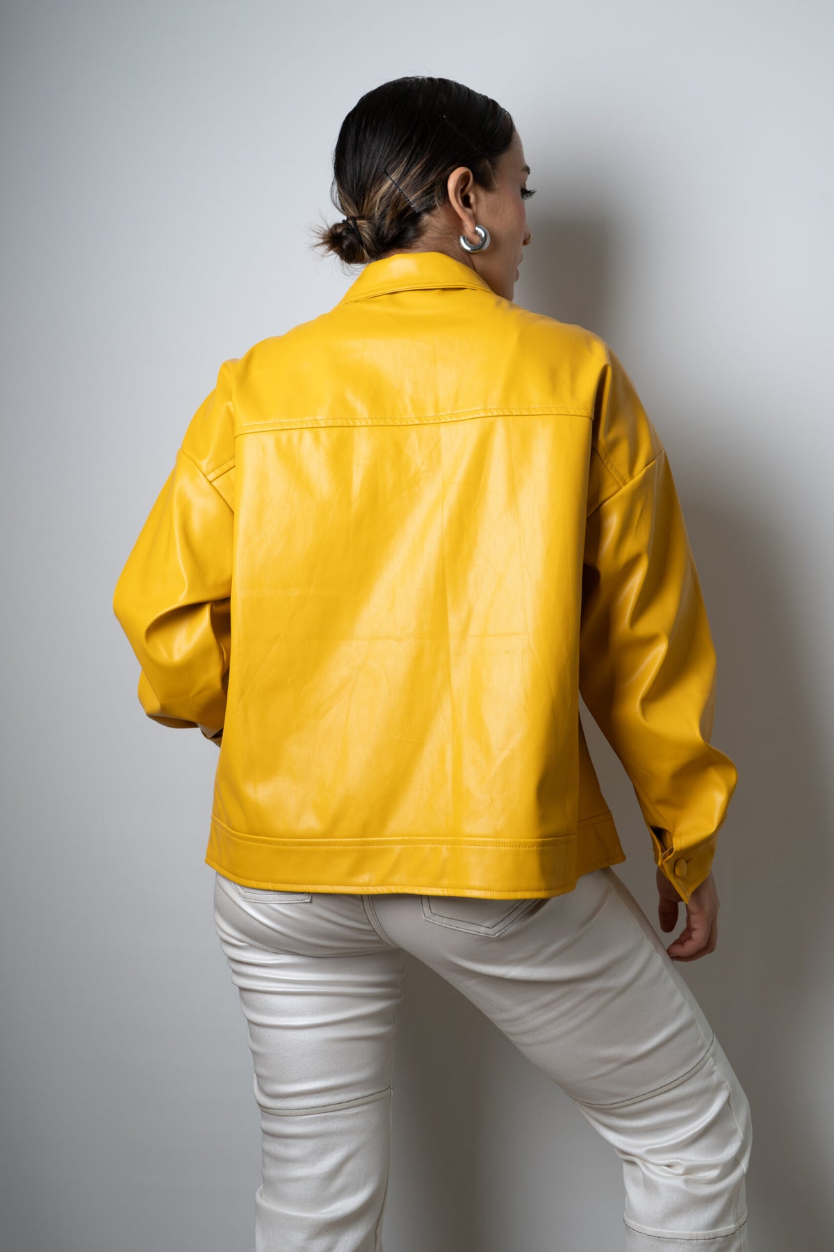 Chaqueta ECOCUERO - Amarillo