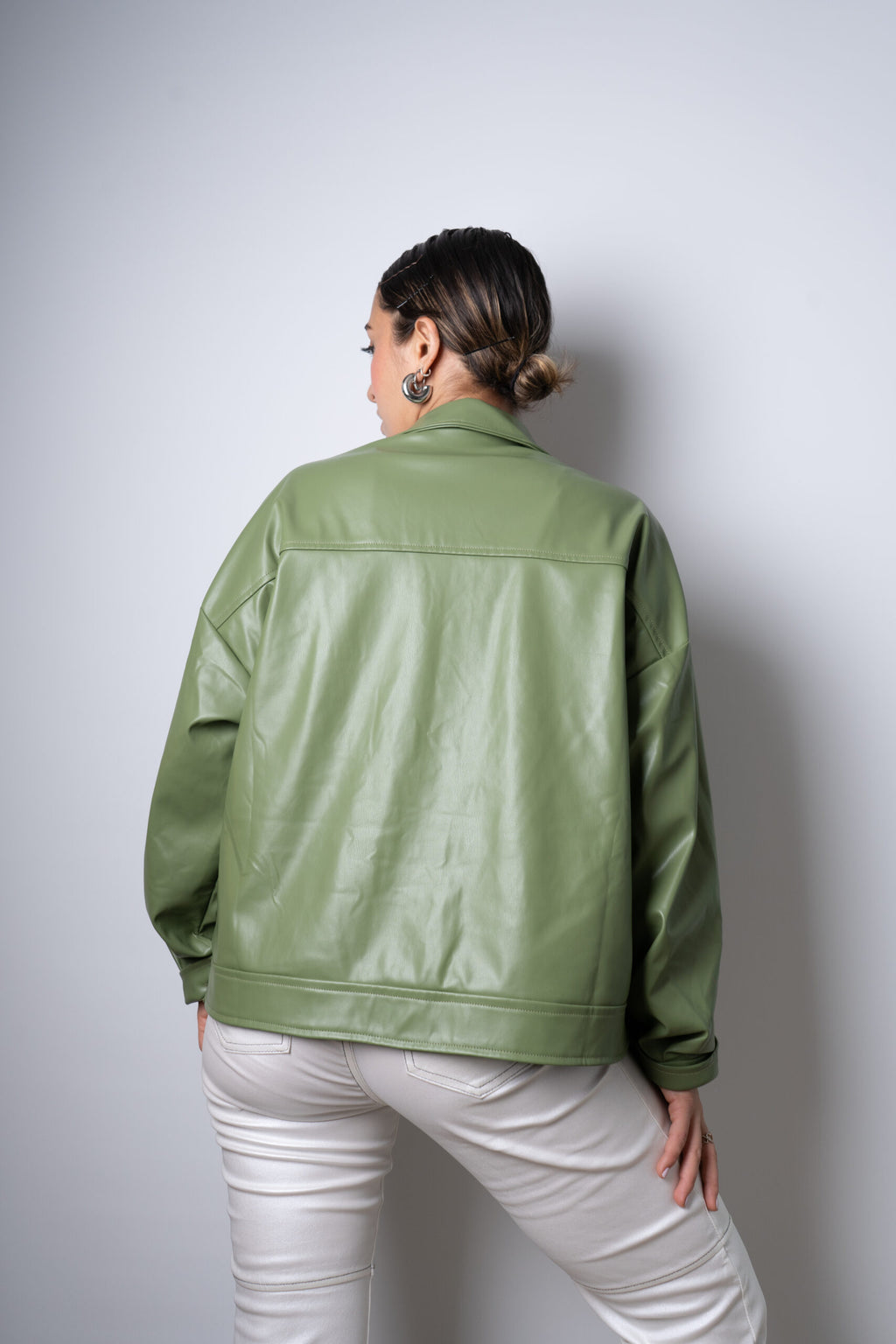 Chaqueta ECOCUERO - Verde