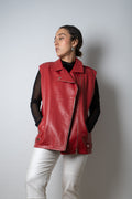 Chaqueta Aviadora - sin mangas- Rojo