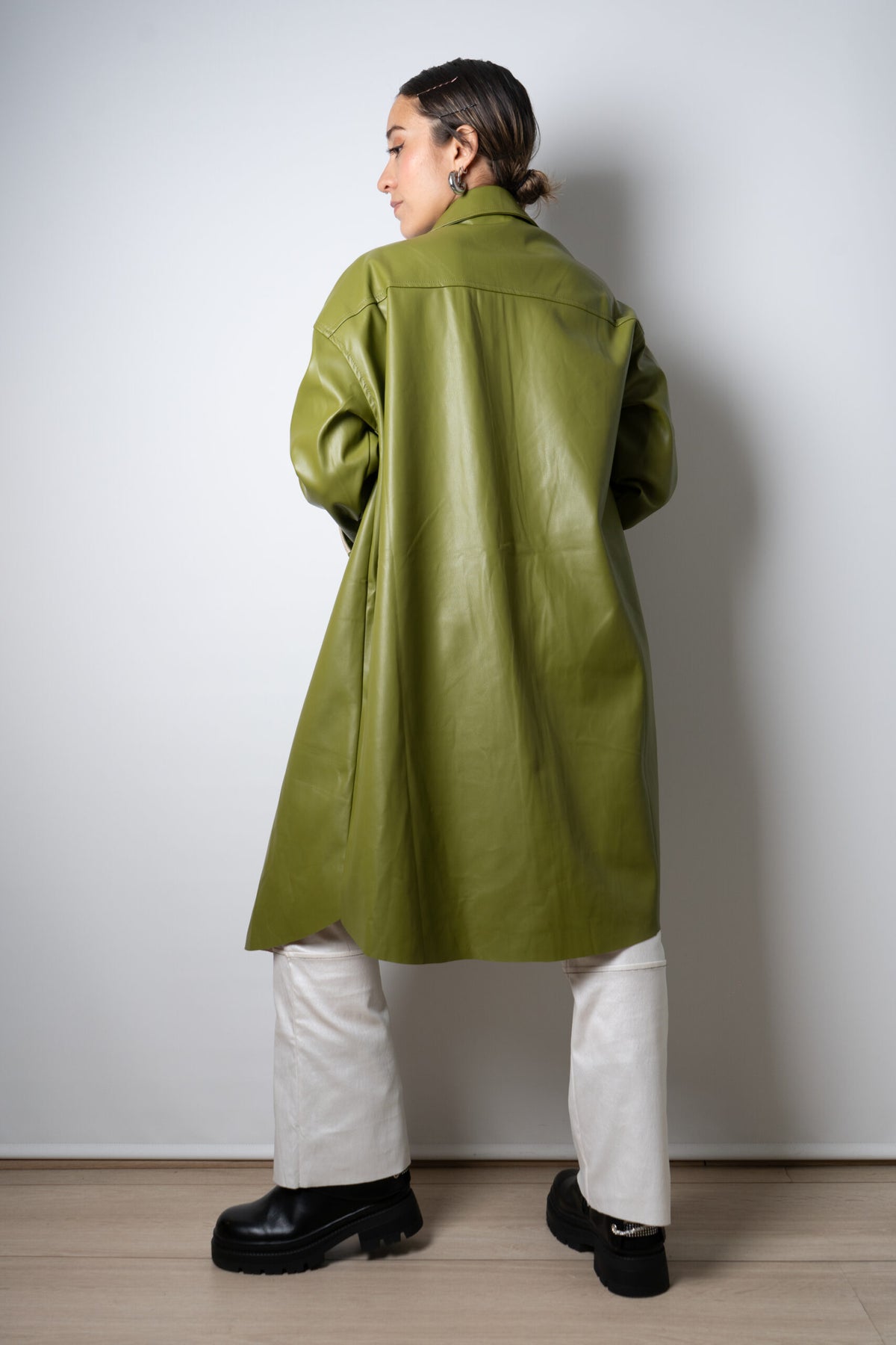 Chaquetón ECOCUERO - Verde