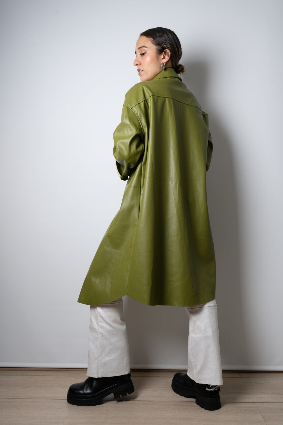 Chaquetón ECOCUERO - Verde