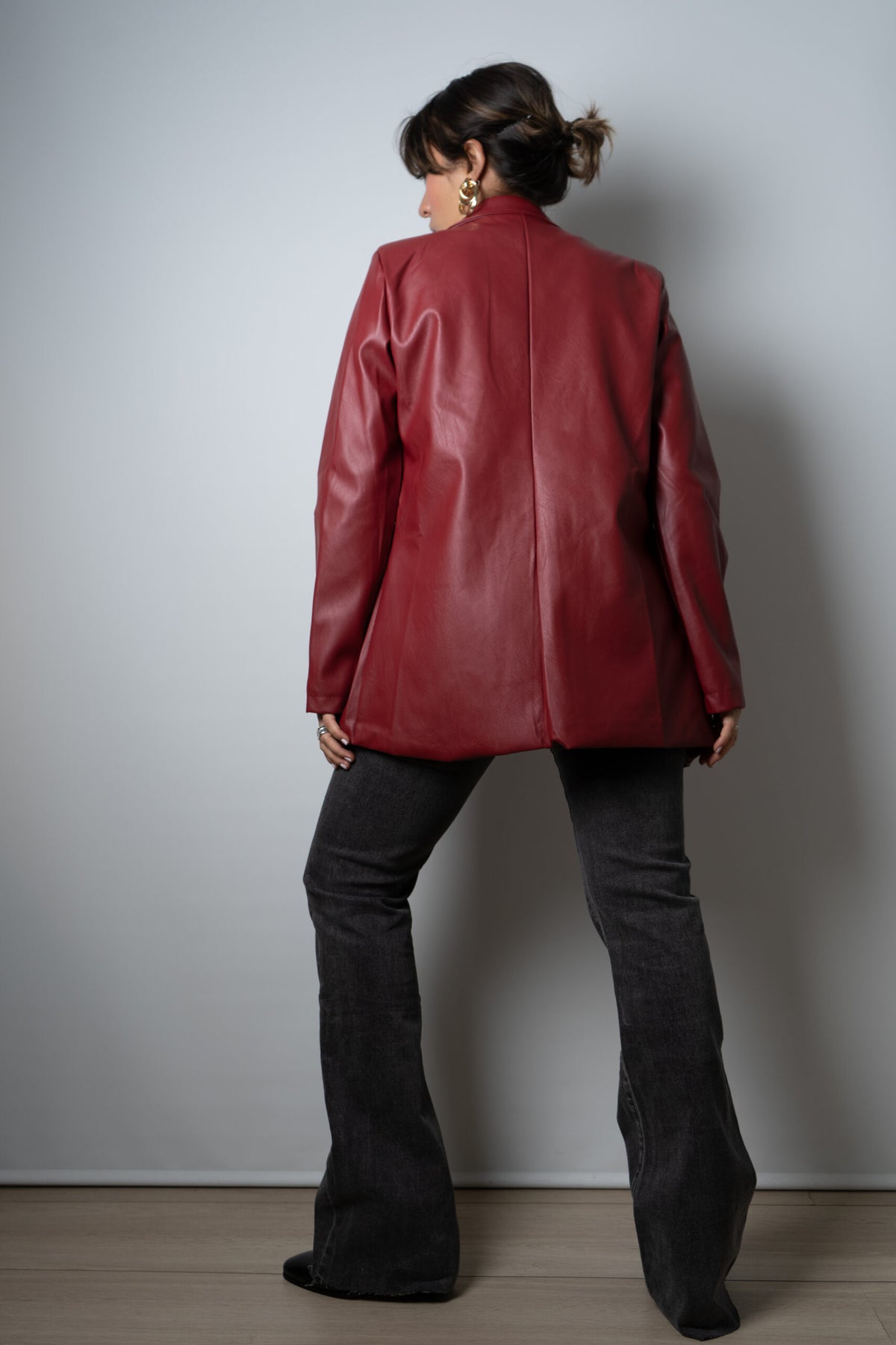 Blazer Ecocuero - Rojo