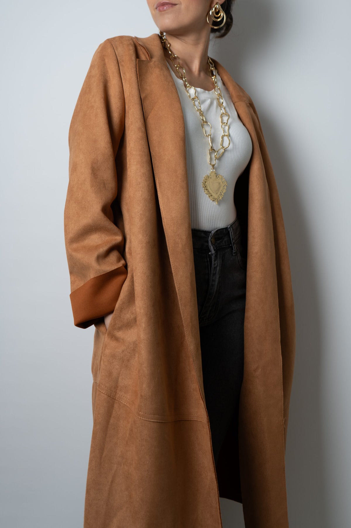 Chaqueta Gamuza -  Café Camel