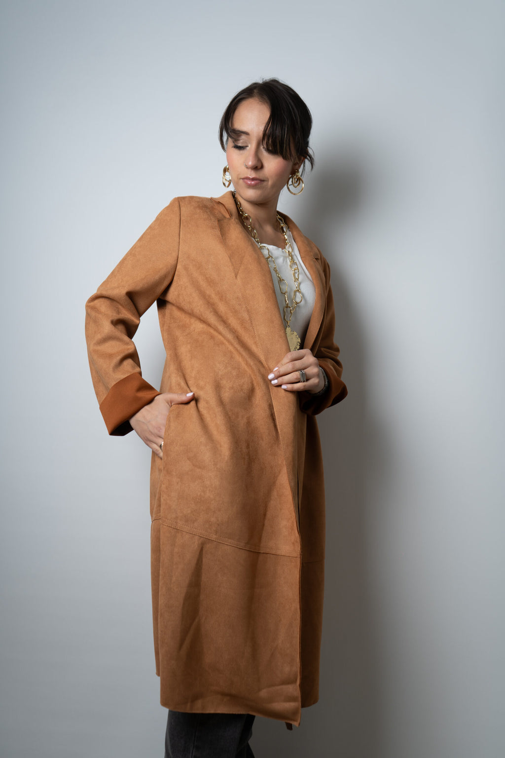 Chaqueta Gamuza -  Café Camel