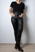 Pantalón Pitillo Ecocuero - Negro