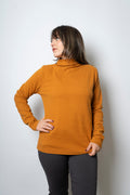 Polera beatle algodon - Mostaza