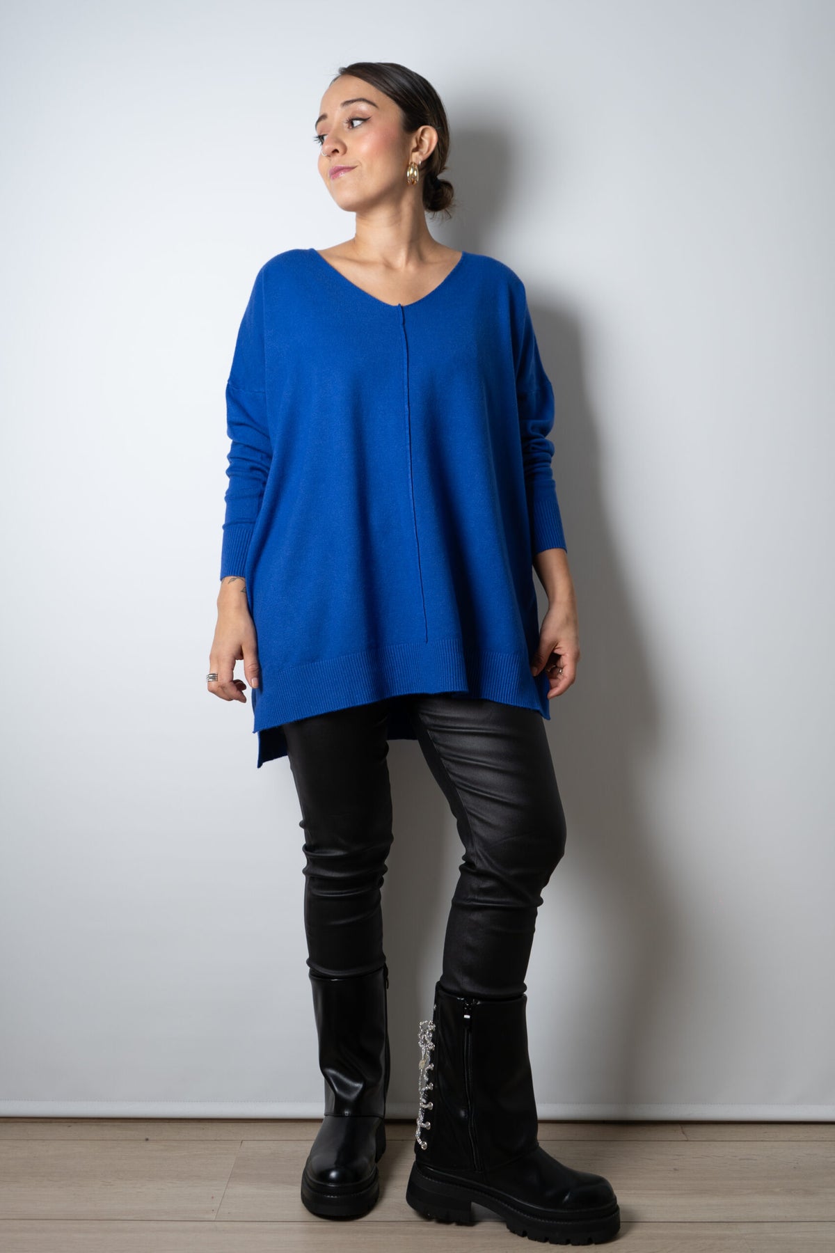 Sweater Laica - Azul